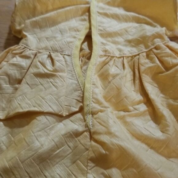 VTG 18" Babydoll Dress yellow - Picture 4 of 8